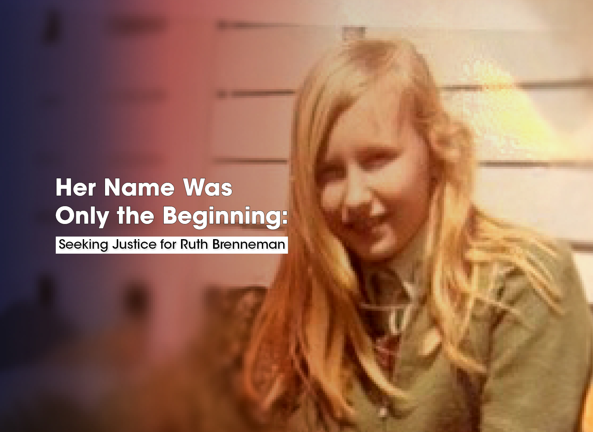 photo of smiling teenage girl with long blonde straight hair