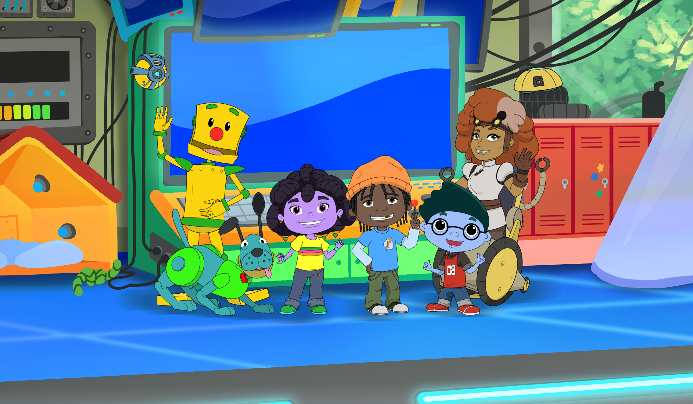 netsmartz character waving from safety center